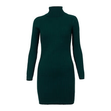 Load image into Gallery viewer, TURTLENECK SWEATER DRESS