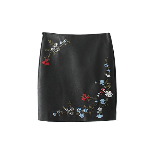 FLORAL PRINT MINI SKIRT