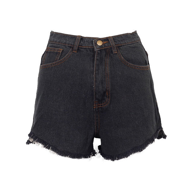 DARK BLUE DENIM SHORT