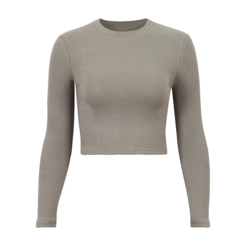 LONG SLEEVE O-NECK TOP