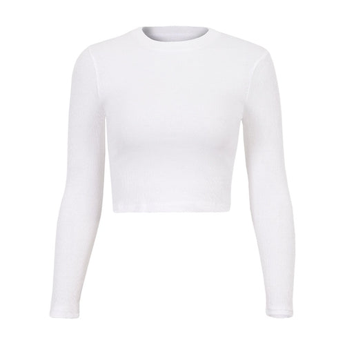 LONG SLEEVE O-NECK TOP