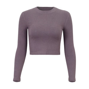 LONG SLEEVE O-NECK TOP