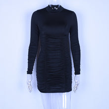 Load image into Gallery viewer, TURTLENECK MINI DRESS