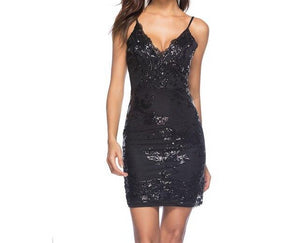 SEQUIN MINI DRESS