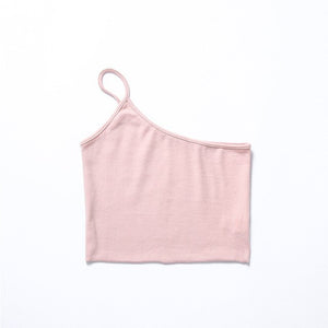 CHILLIN COLLECTION® ASYMMETRIC CROP TOP