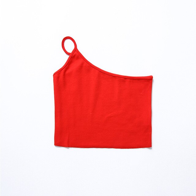 CHILLIN COLLECTION® ASYMMETRIC CROP TOP