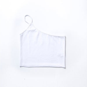 CHILLIN COLLECTION® ASYMMETRIC CROP TOP