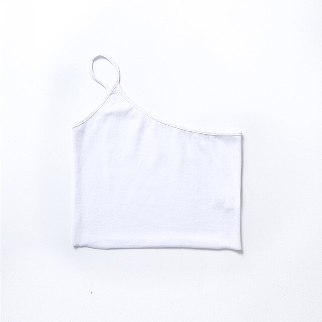 CHILLIN COLLECTION® ASYMMETRIC CROP TOP