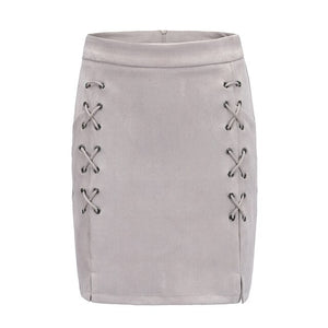 MINI SKIRT WITH SLIT