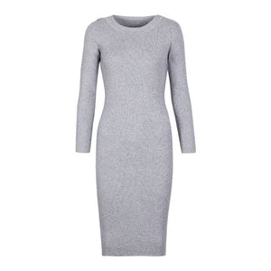 LONG SLEEVE KNIT DRESS