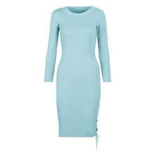 Load image into Gallery viewer, LONG SLEEVE KNIT DRESS