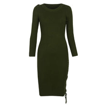 Load image into Gallery viewer, LONG SLEEVE KNIT DRESS