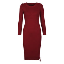 Load image into Gallery viewer, LONG SLEEVE KNIT DRESS