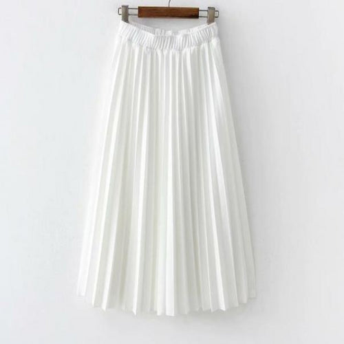 RUFFLED LONG SKIRT