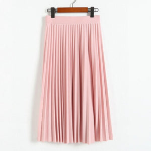 RUFFLED LONG SKIRT