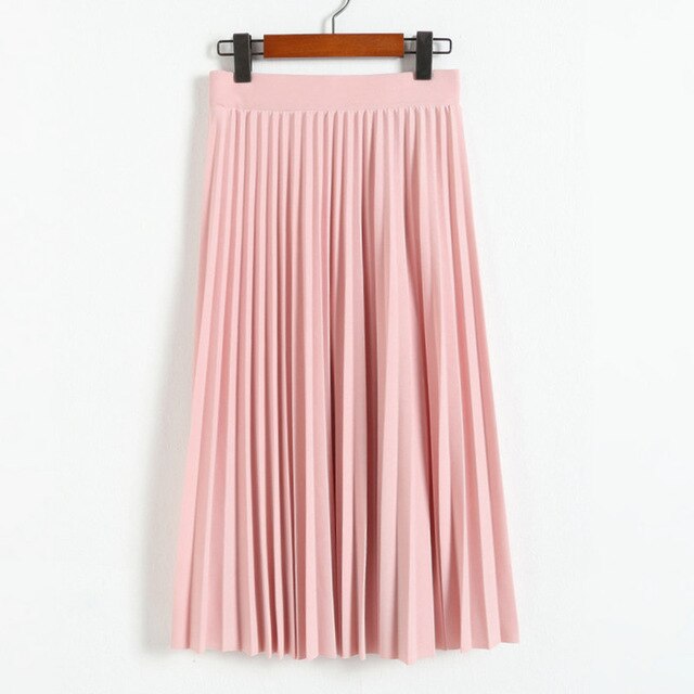 RUFFLED LONG SKIRT