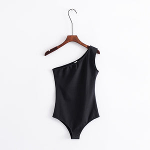 ASYMMETRICAL BODYSUIT