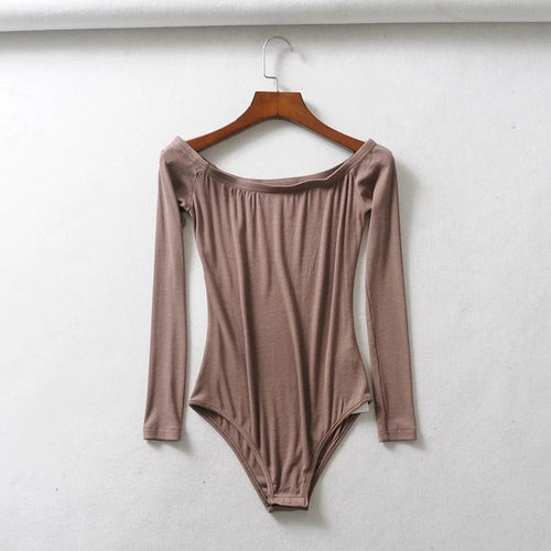 OF-THE-SHOULDER BODYSUIT