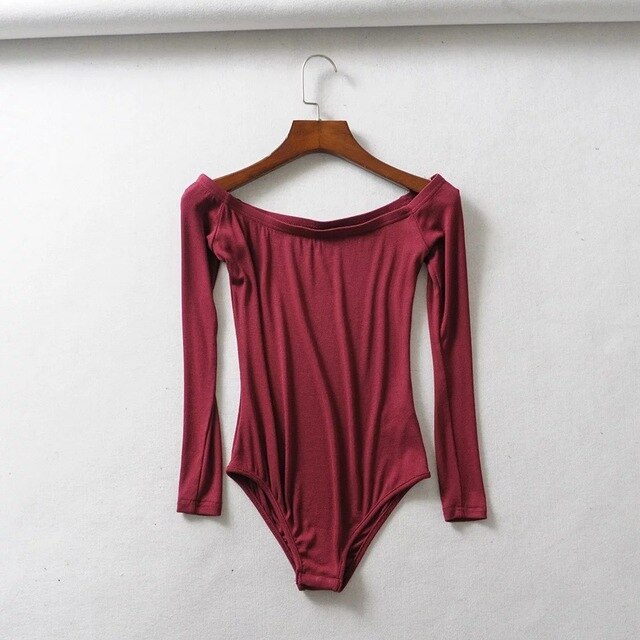 OF-THE-SHOULDER BODYSUIT